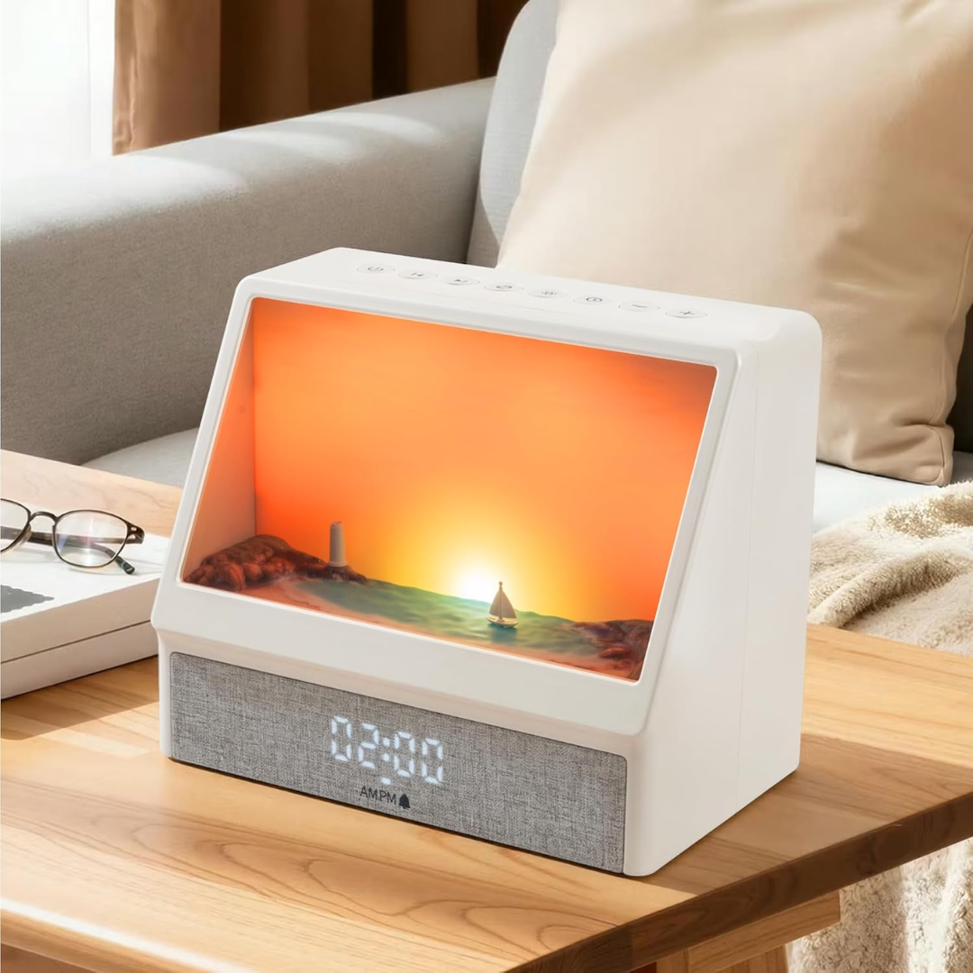 Multi-Scene Sunrise Alarm Clock with Nature Sounds