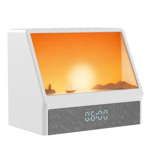 Multi-Scene Sunrise Alarm Clock with Nature Sounds